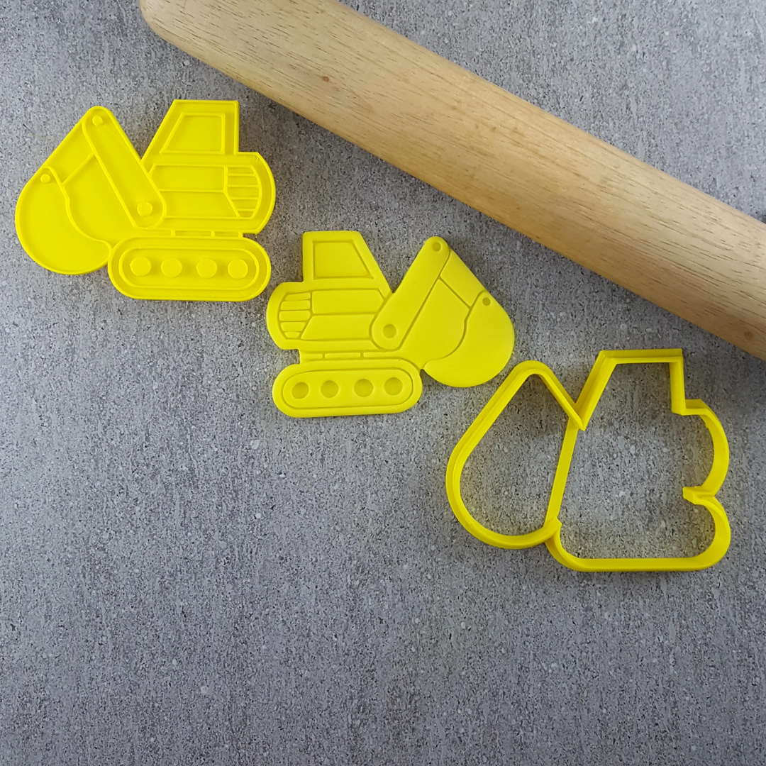 Custom Cookie Cutters Cutter and Embosser - Digger