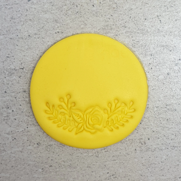 Custom Cookie Cutters Embosser - Flower Set