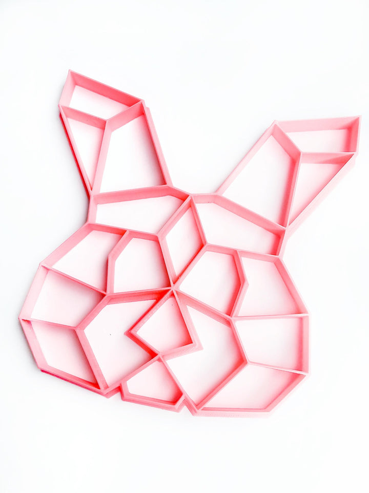Custom Cookie Cutters -  Bunny Geo Multi Cutter