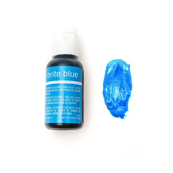 Chefmaster Gel Colour - Neon Brite Blue 20g