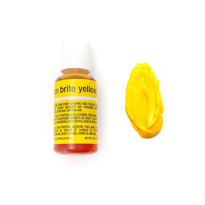 Chefmaster Gel Colour - Neon Brite Yellow