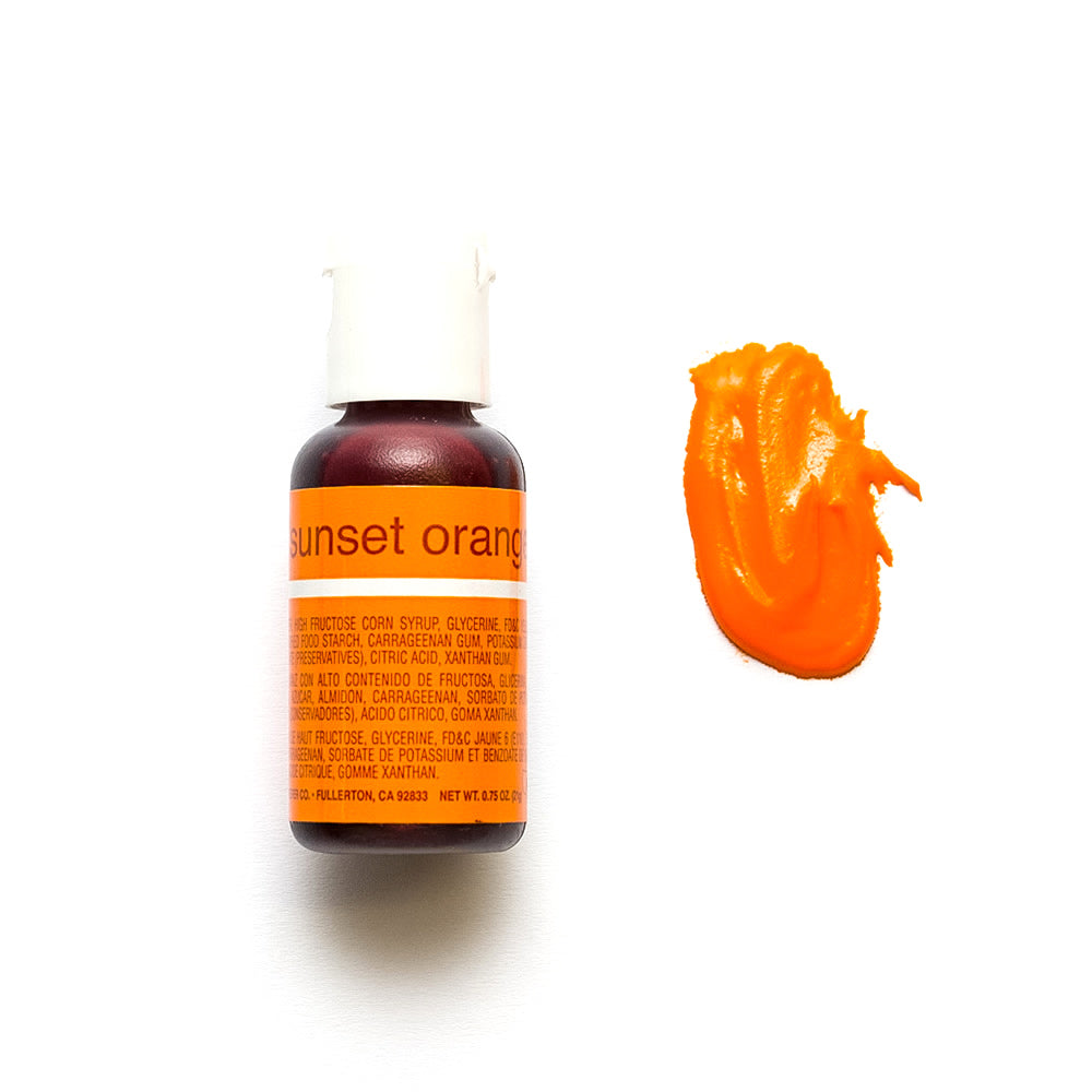 Chefmaster Gel Colour - Sunset Orange