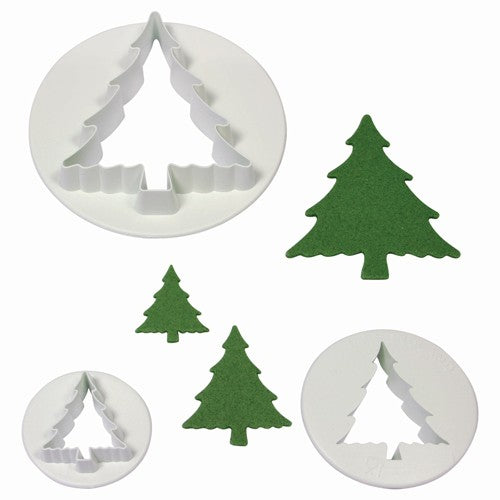 Sweet Cuts 3pc Christmas Tree Cutter Set