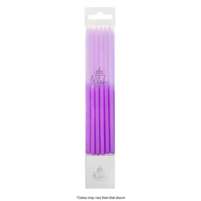 Colour Block Candles - Purple