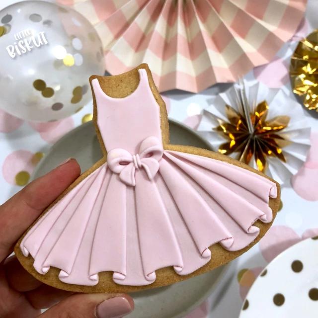 Custom Cookie Cutters Cutter and Embosser - Ballerina Tutu