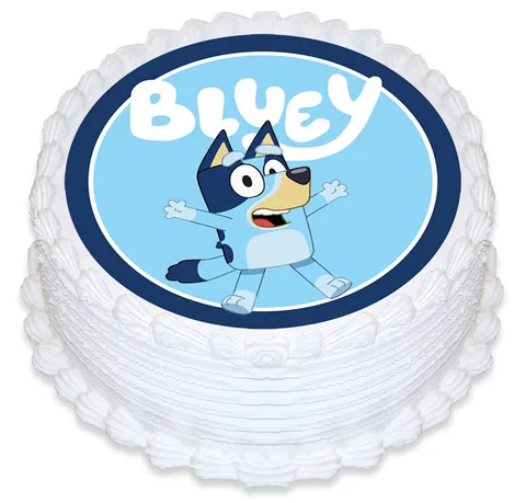 Edible Icing Cake Image - Bluey