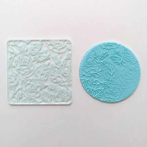 Floral Pattern Debosser Stamp