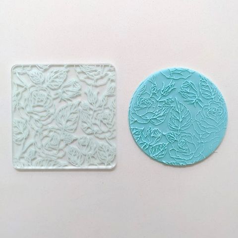 Floral Pattern Debosser Stamp