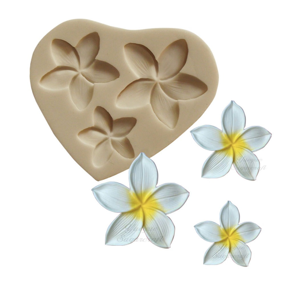 Frangipani Silicone Mould