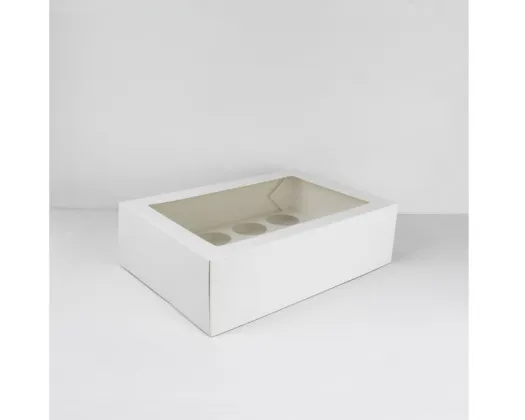 BULK 12 Cupcake Box with Insert - x 50