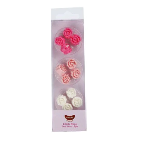 Go Bake 12pc Rose Dec Ons