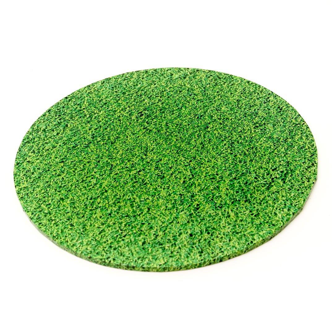 12" Round Cake Board 5mm - Grass
