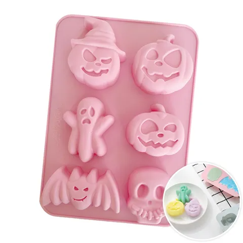 Halloween 6 Cavity Silicone Mould
