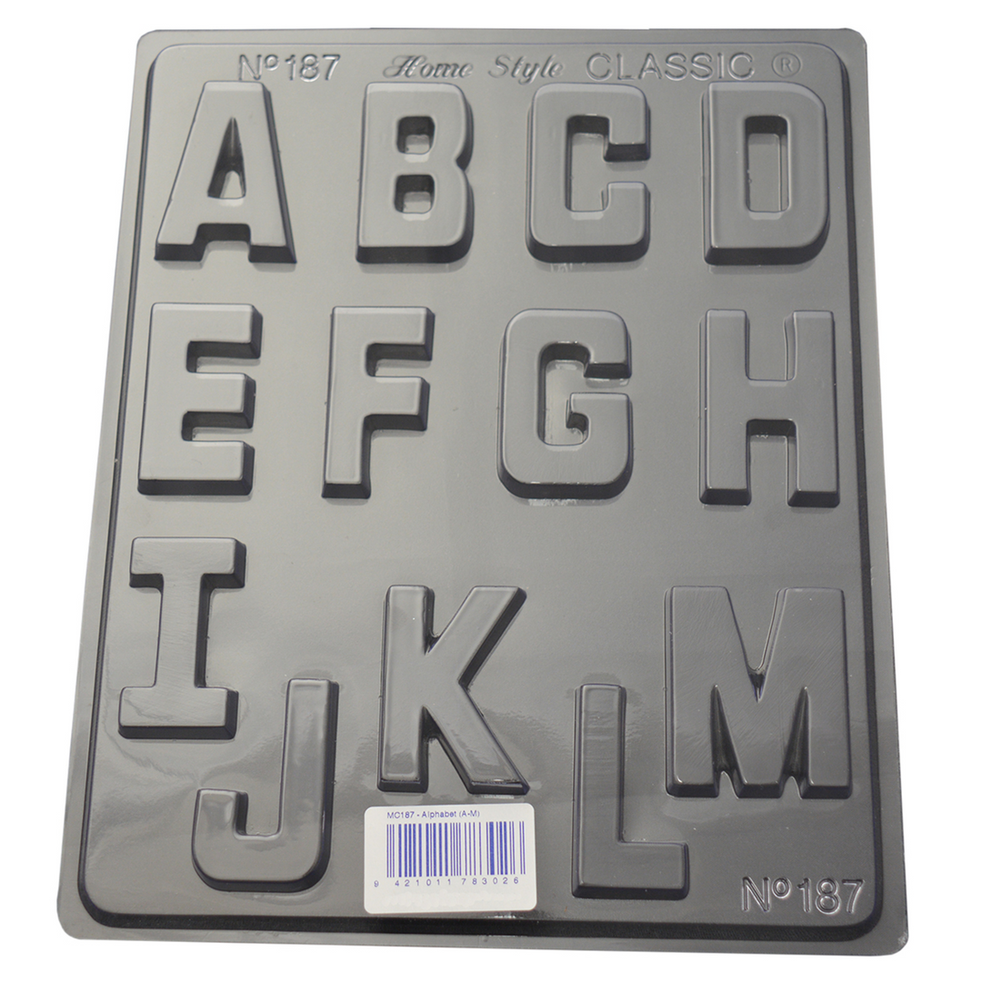 Large 2pc Alphabet Chocolate Mould