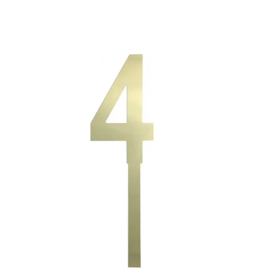 Large Number Cake Topper - 4