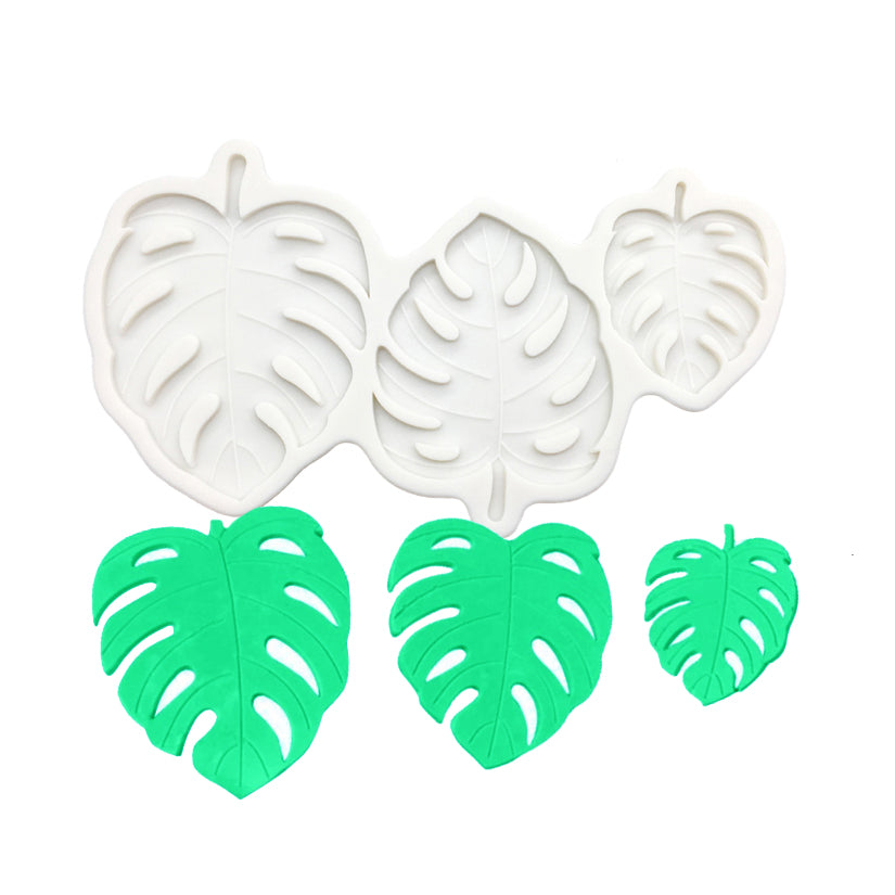 Monstera Leaf Silicone Mould (3 sizes)