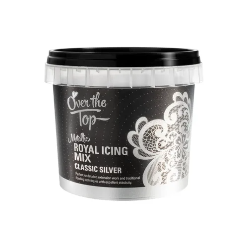 Over the Top Royal Icing Mix - Classic Silver