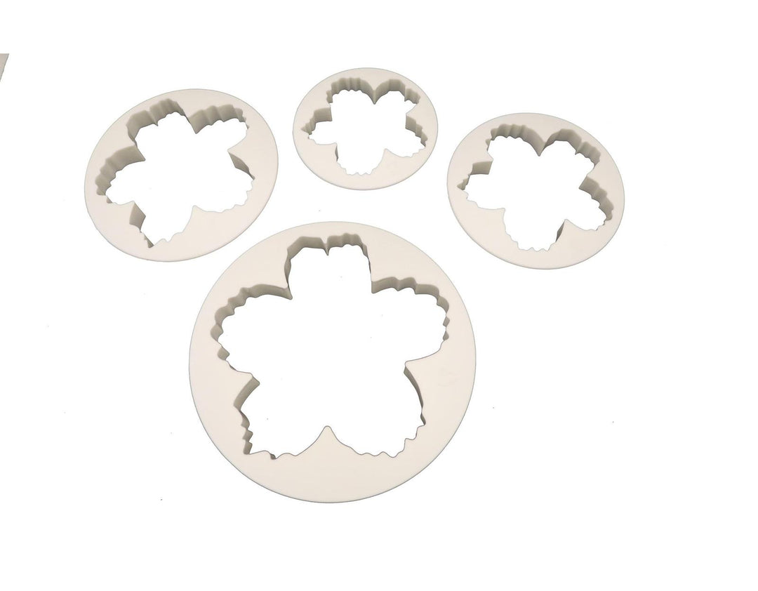 4pc Peony Flower Cutter Set