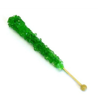 Crystal Rock Candy Lollipop - Green