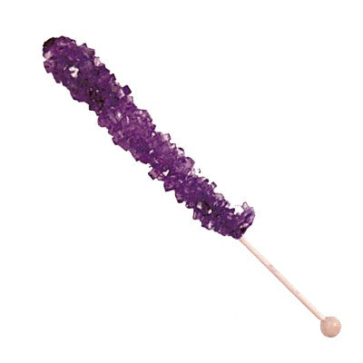 Crystal Rock Candy Lollipop - Dark Purple