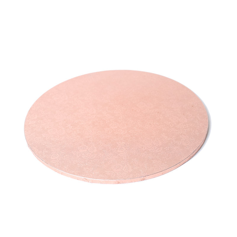 10" Round Cake Board 5mm - Rose Gold