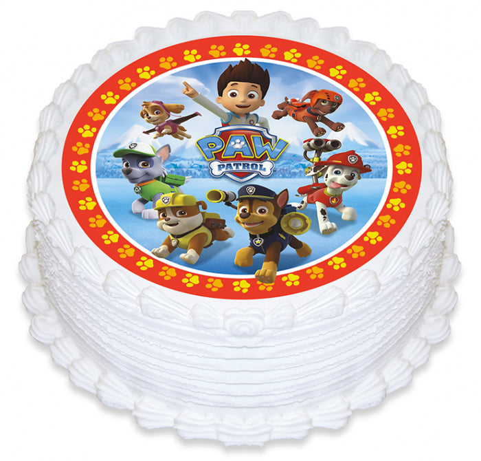 Edible Icing Cake Image - Paw Patrol Group