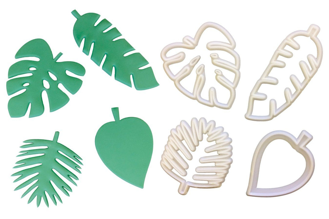 Tropical Leaf 4pc Cutter Set