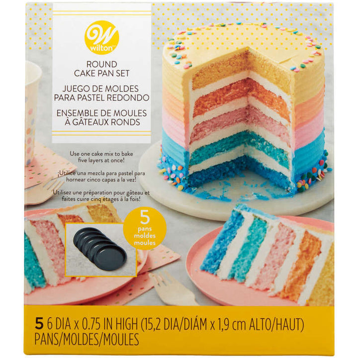 Wilton 6" Easy Layers Cake Pan Set