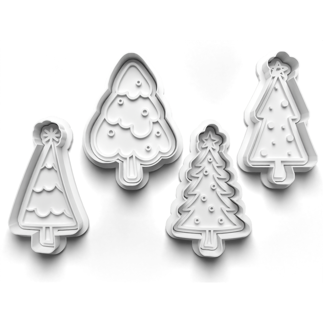 Christmas Tree Cutter and Embosser Set