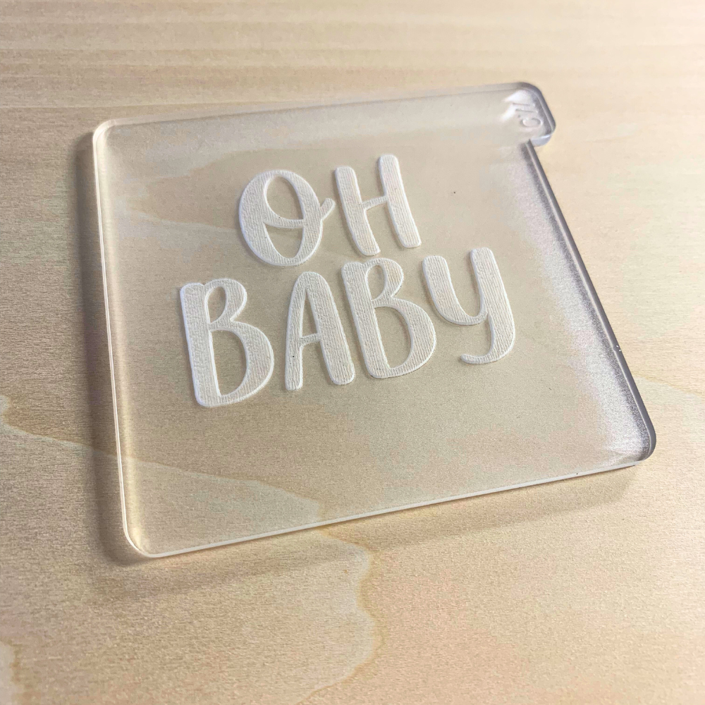 CW Raised Stamp - Oh Baby #2