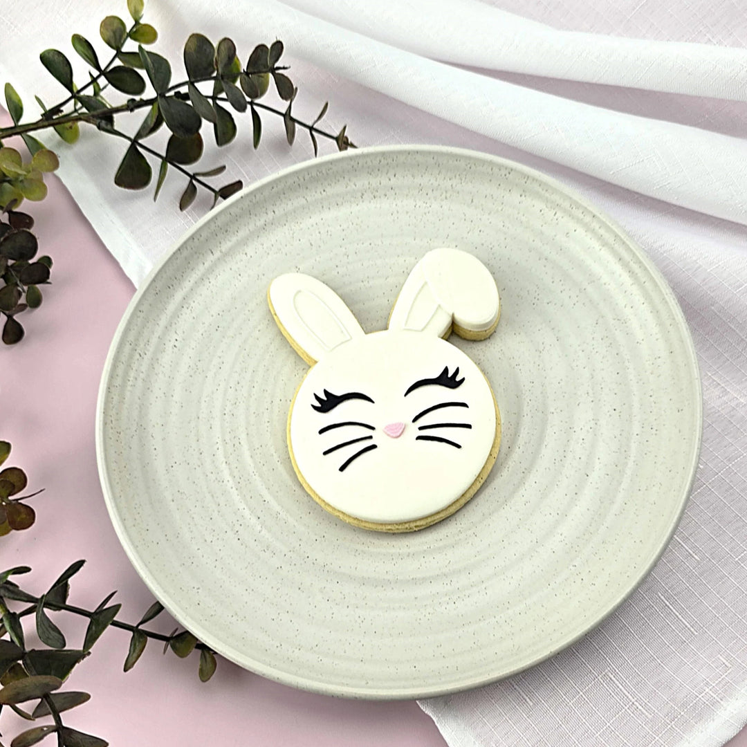Custom Cookie Cutters Bunny Cutter and 3Dmbosser Set