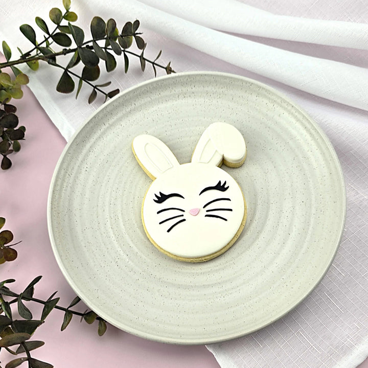 Custom Cookie Cutters Bunny Cutter and 3Dmbosser Set