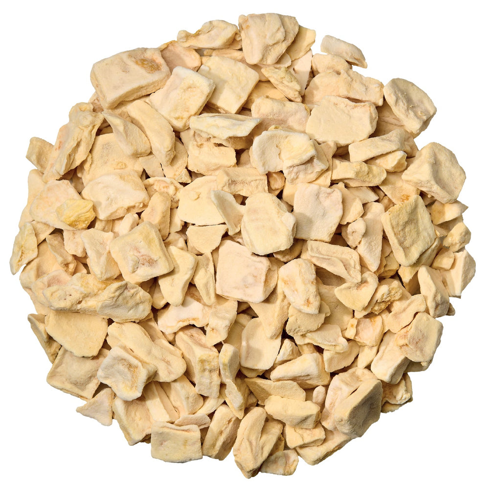 Fresh As Freeze Dried Mango Garnish 10g, sweet Vietnamese mango pieces for finishing cakes and cupcakes