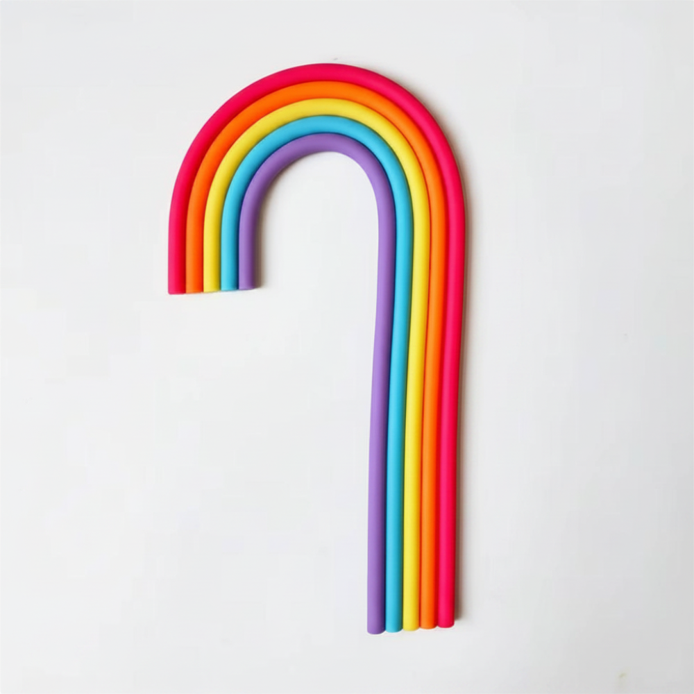 Bright Rainbow Large Cake Decoration