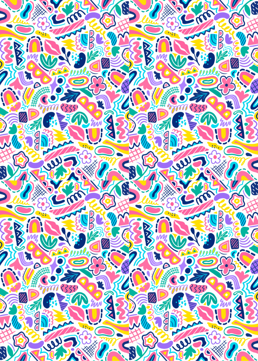 CW Chocolate/Meringue Transfer Sheet - Abstract