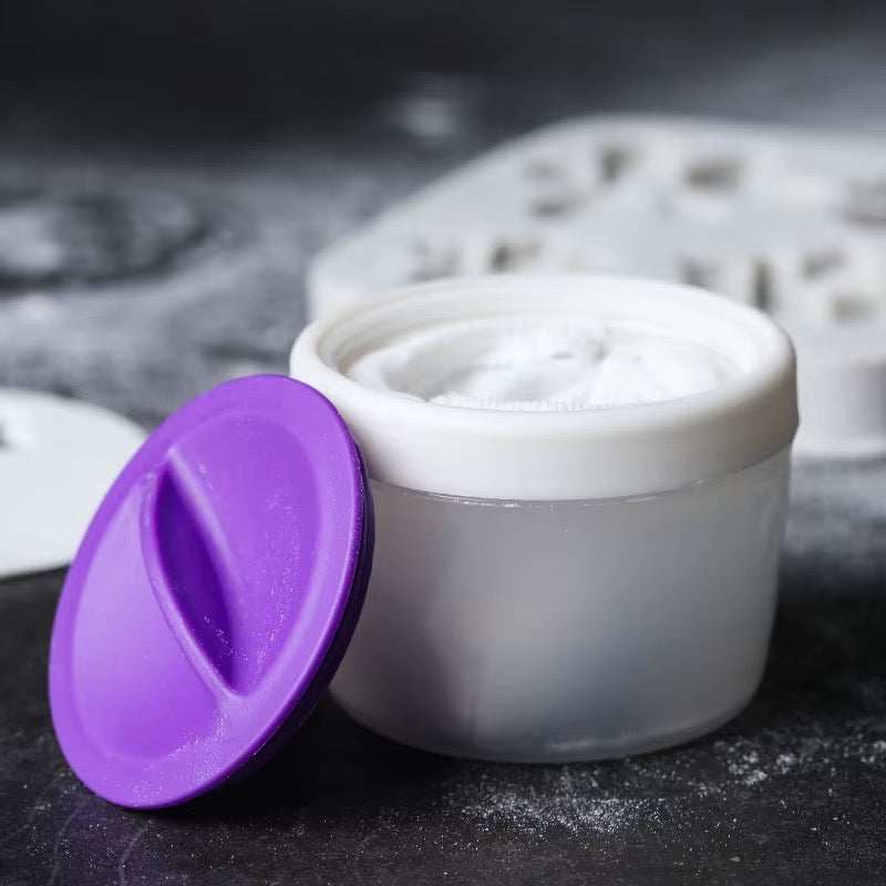Fondant Powder Puff Dusting Pot