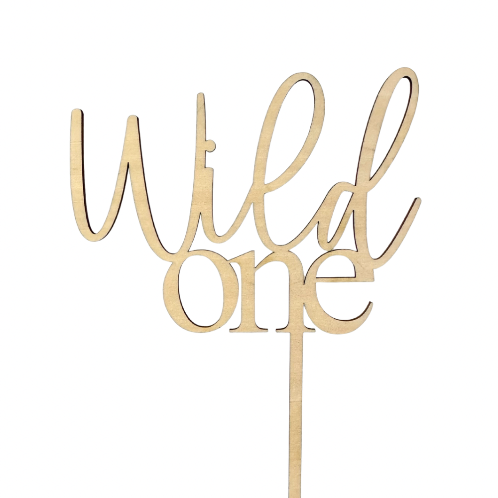 Wild One Cake Topper