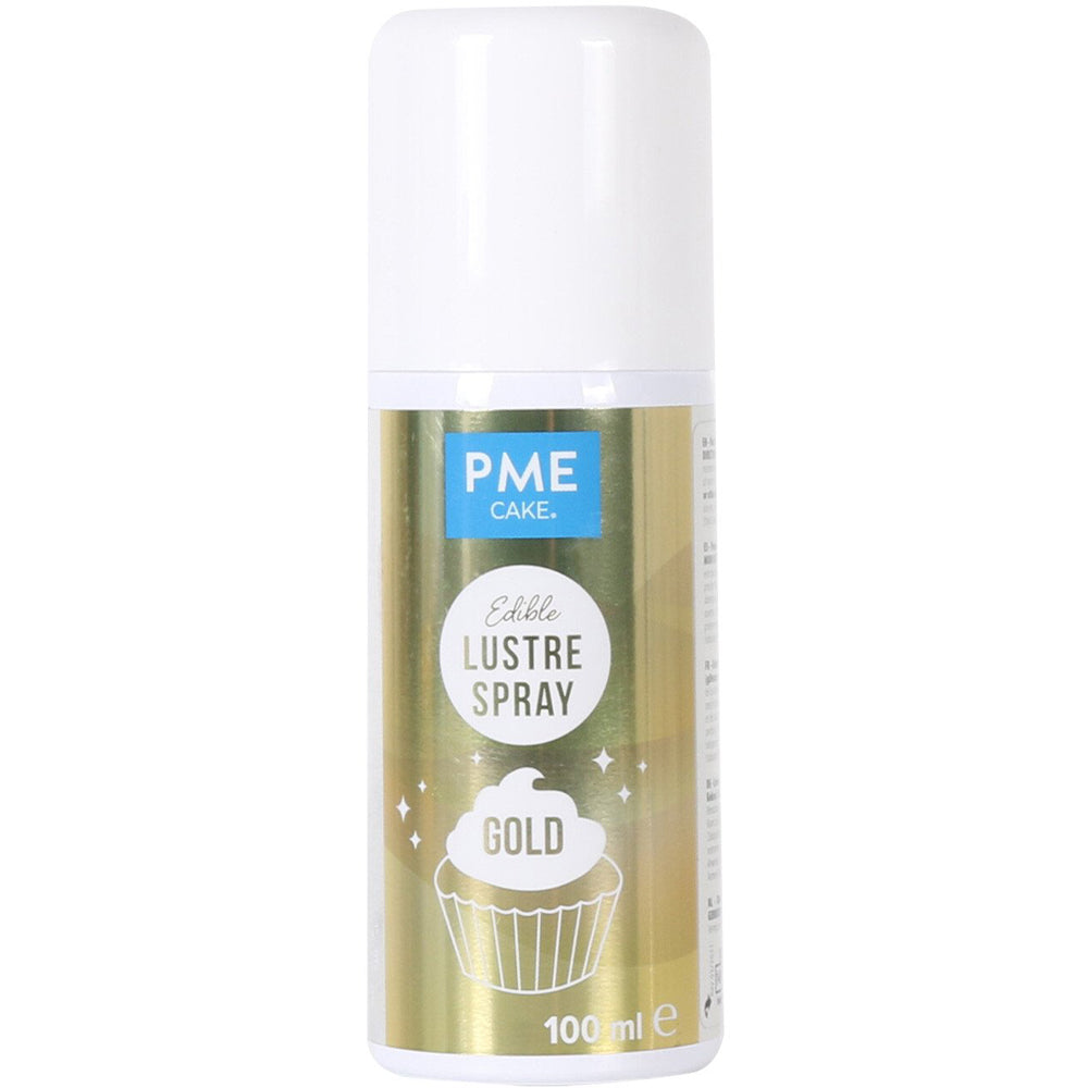 PME Edible Lustre Spray - Gold 100ml can