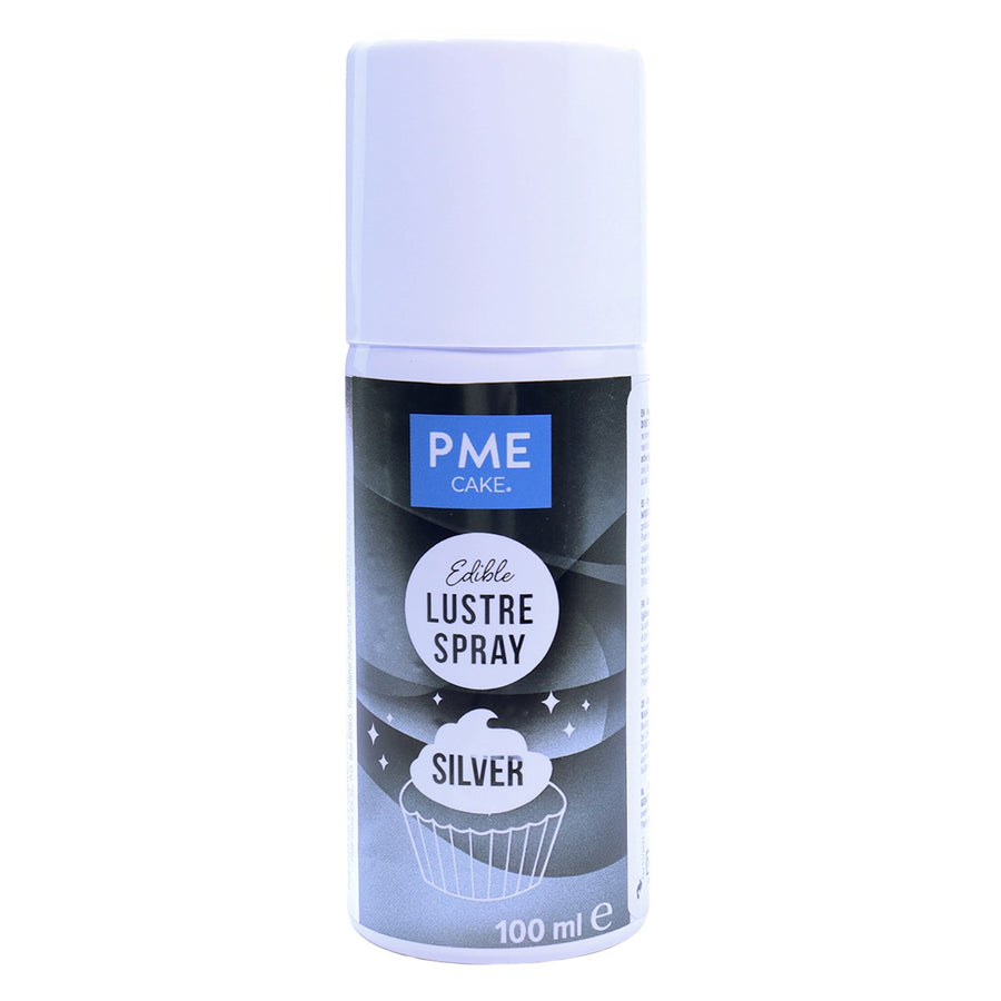 PME Edible Lustre Spray - Silver 100ml