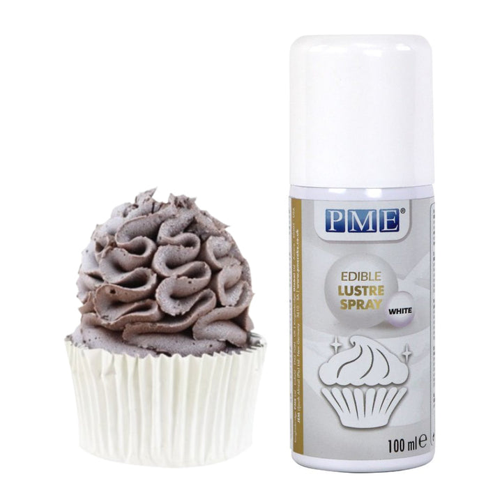 PME Edible Lustre Spray - White 100ml can