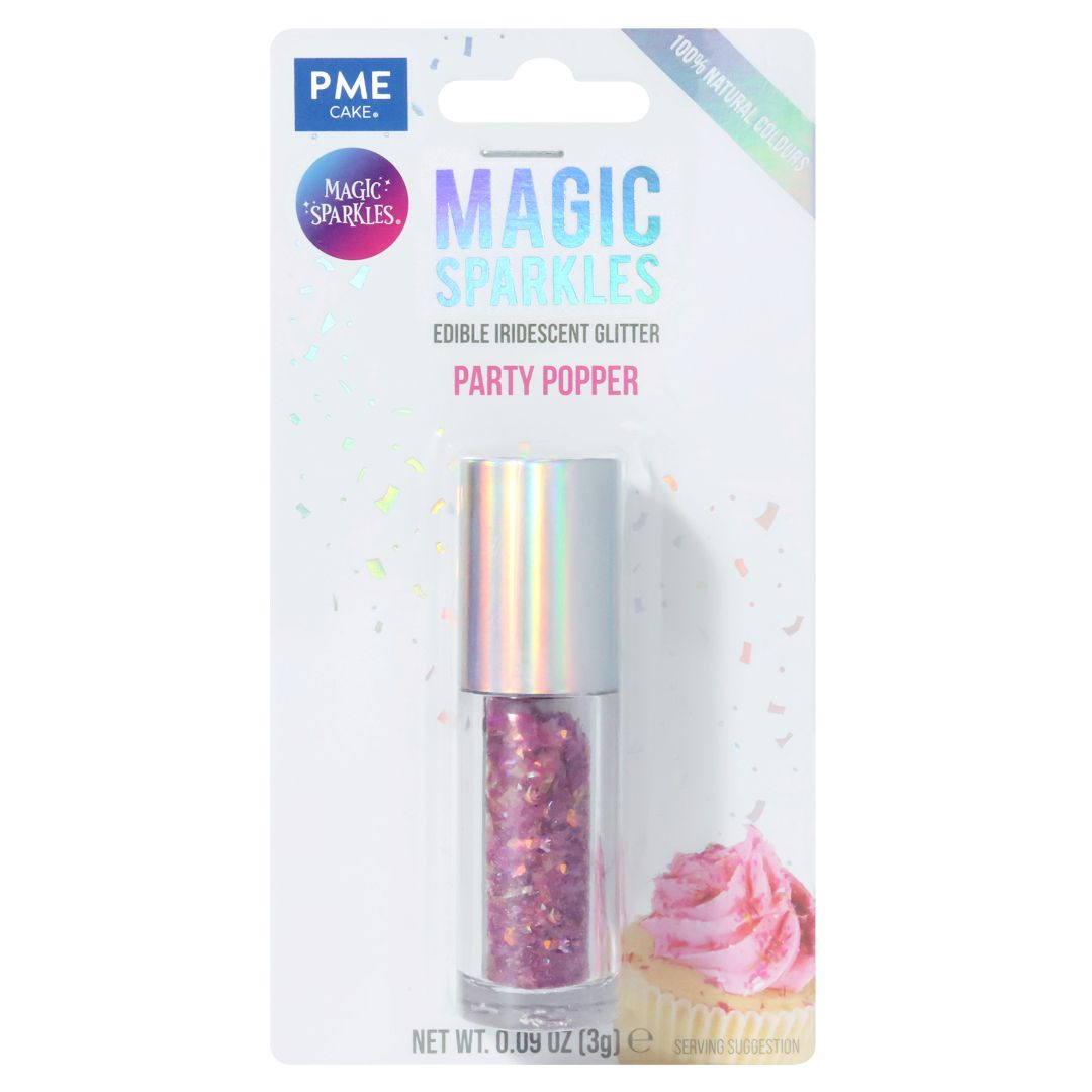 PME Magic Sparkles Iridescent Glitter - Party Popper