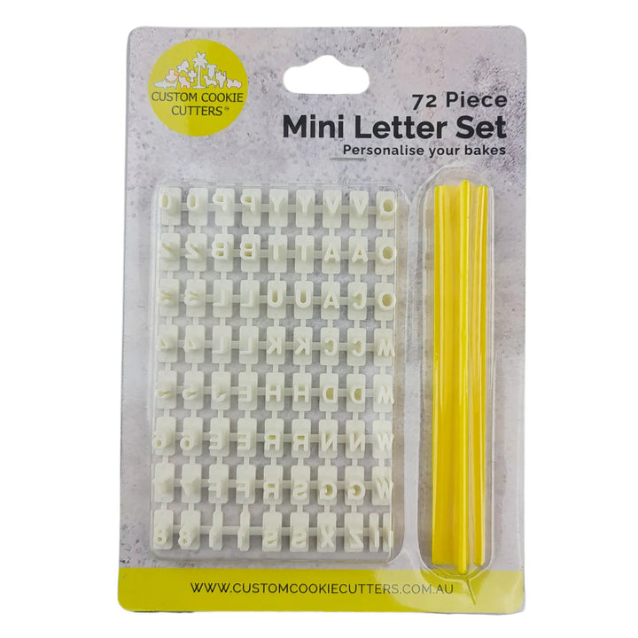 Custom Cookie Cutters Mini Letter Set