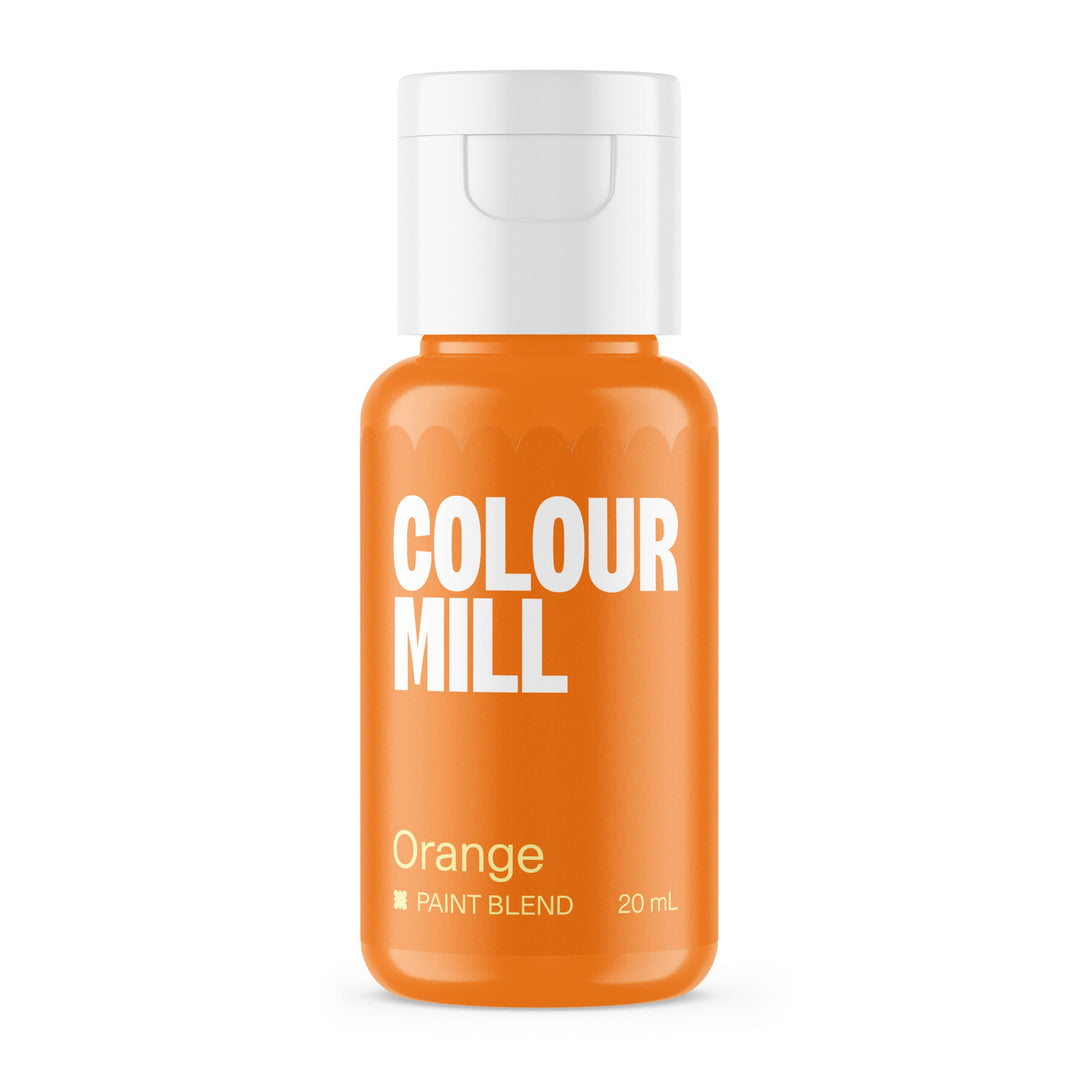 Colour Mill Matte Paint Blend Orange, 20ml bottle of edible paint