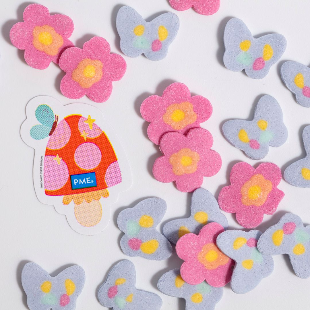 PME Butterflies and Blossoms Sprinkle Charms 25g