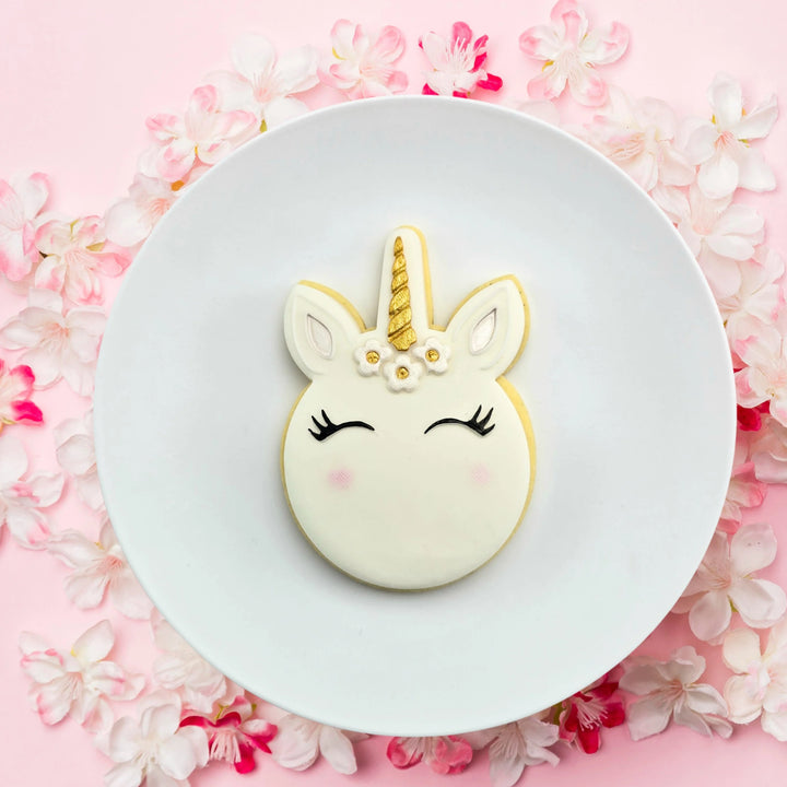 Custom Cookie Cutters Cutter and Debosser - Unicorn