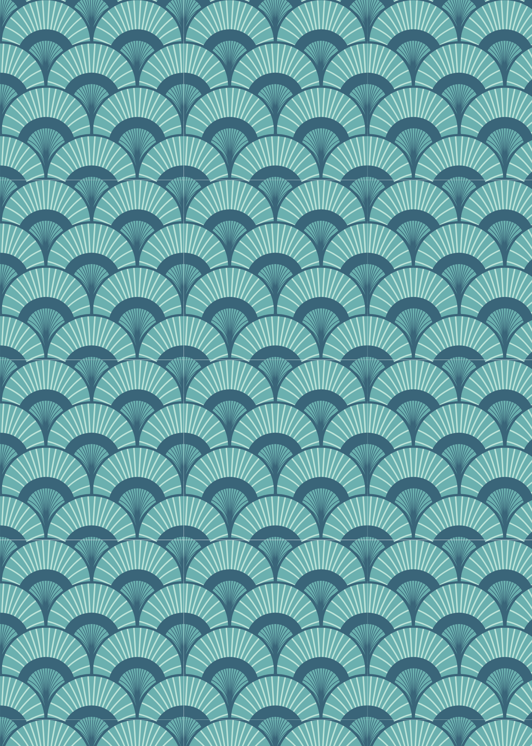 Chocolate/Meringue Transfer Sheet - Art Deco
