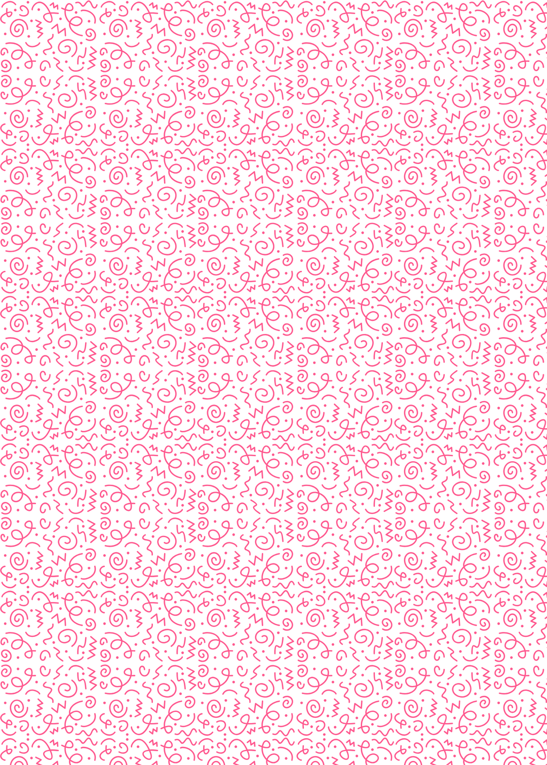 Chocolate/Meringue Transfer Sheet - Pink Swirls