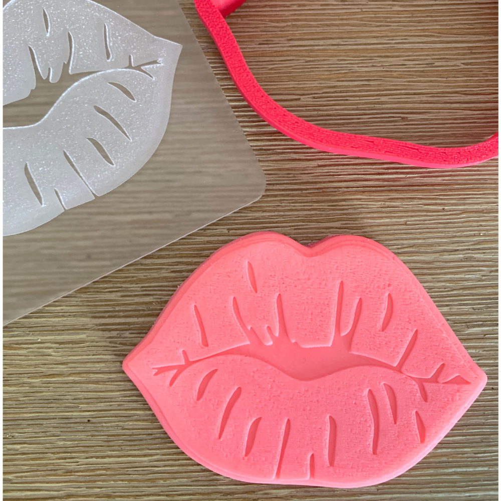 Lips Cookie Cutter and Embosser