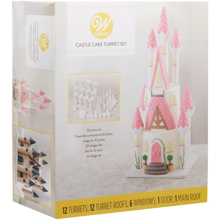 Wilton Romantic Castle Cake Set 32 piece current packaging