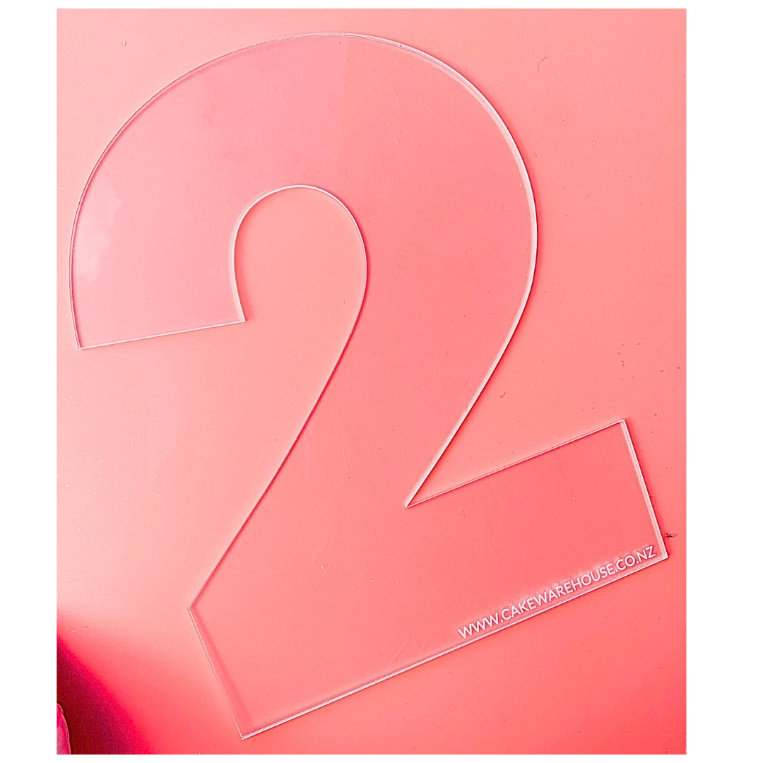 Acrylic Letter or Number Cake Template